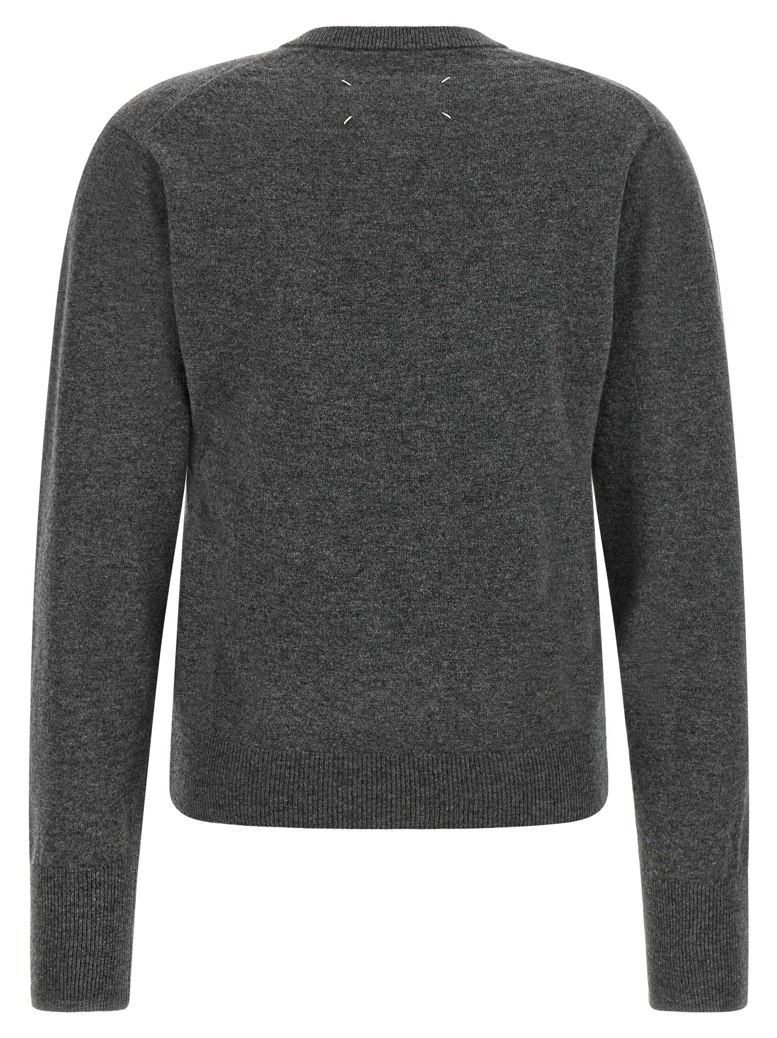 Gray Virgin Wool Cardigan
