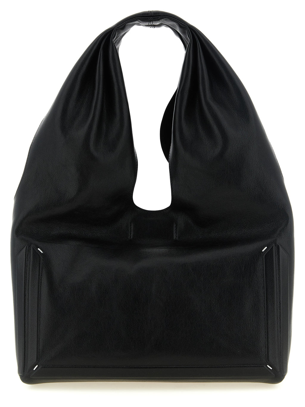 Black Lamb Leather Shoulder Bag