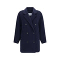 Blue Wool Oves Aries Full-Length Jacket