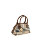 Beige Canvas Handbag