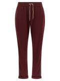 Bordeaux Cotton Joggers (Workout Pants)