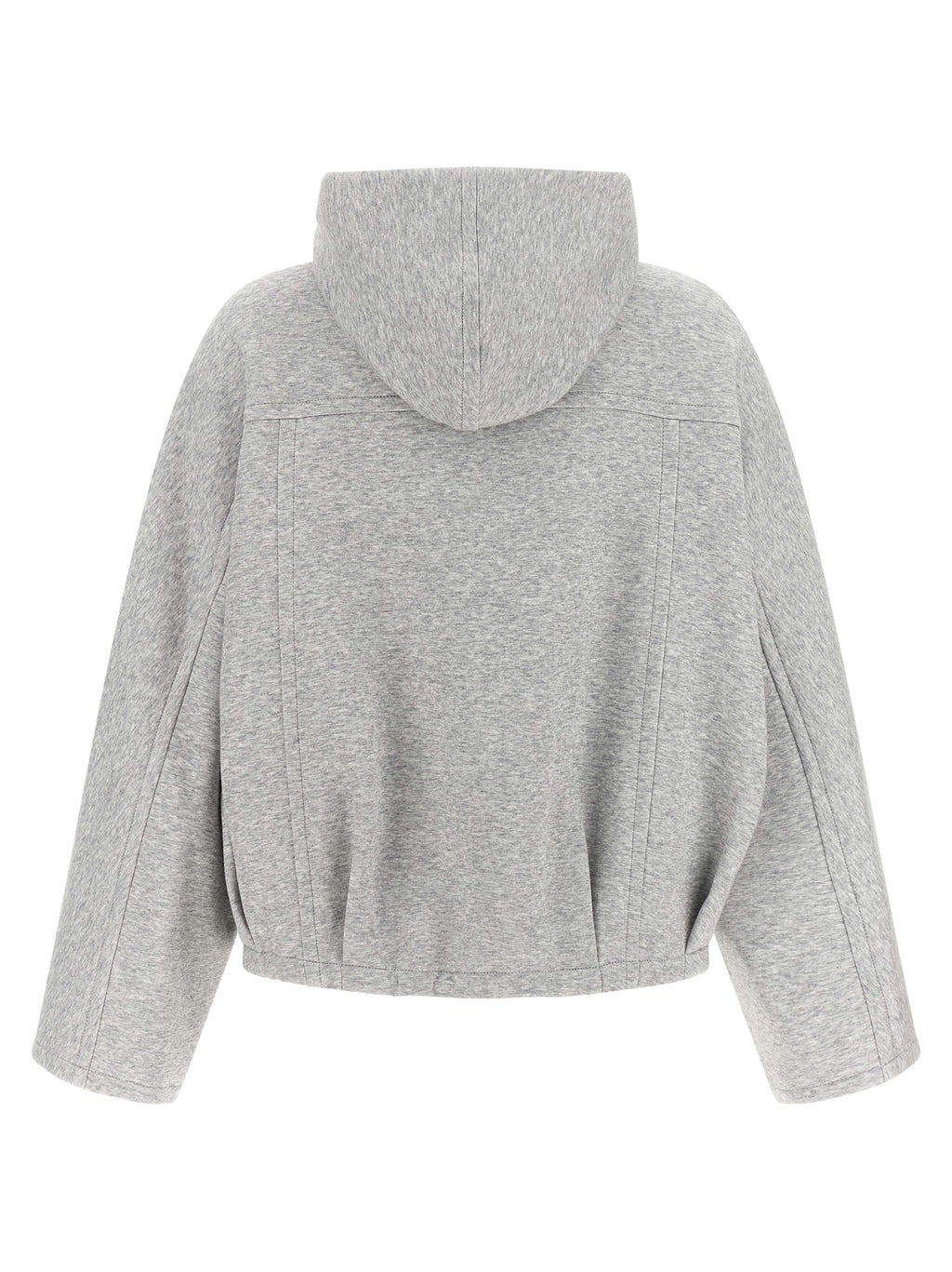 Gray Cotton Hoodie
