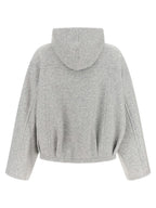 Gray Cotton Hoodie