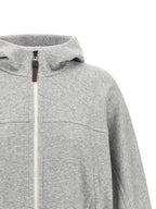 Gray Cotton Hoodie