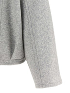 Gray Cotton Hoodie