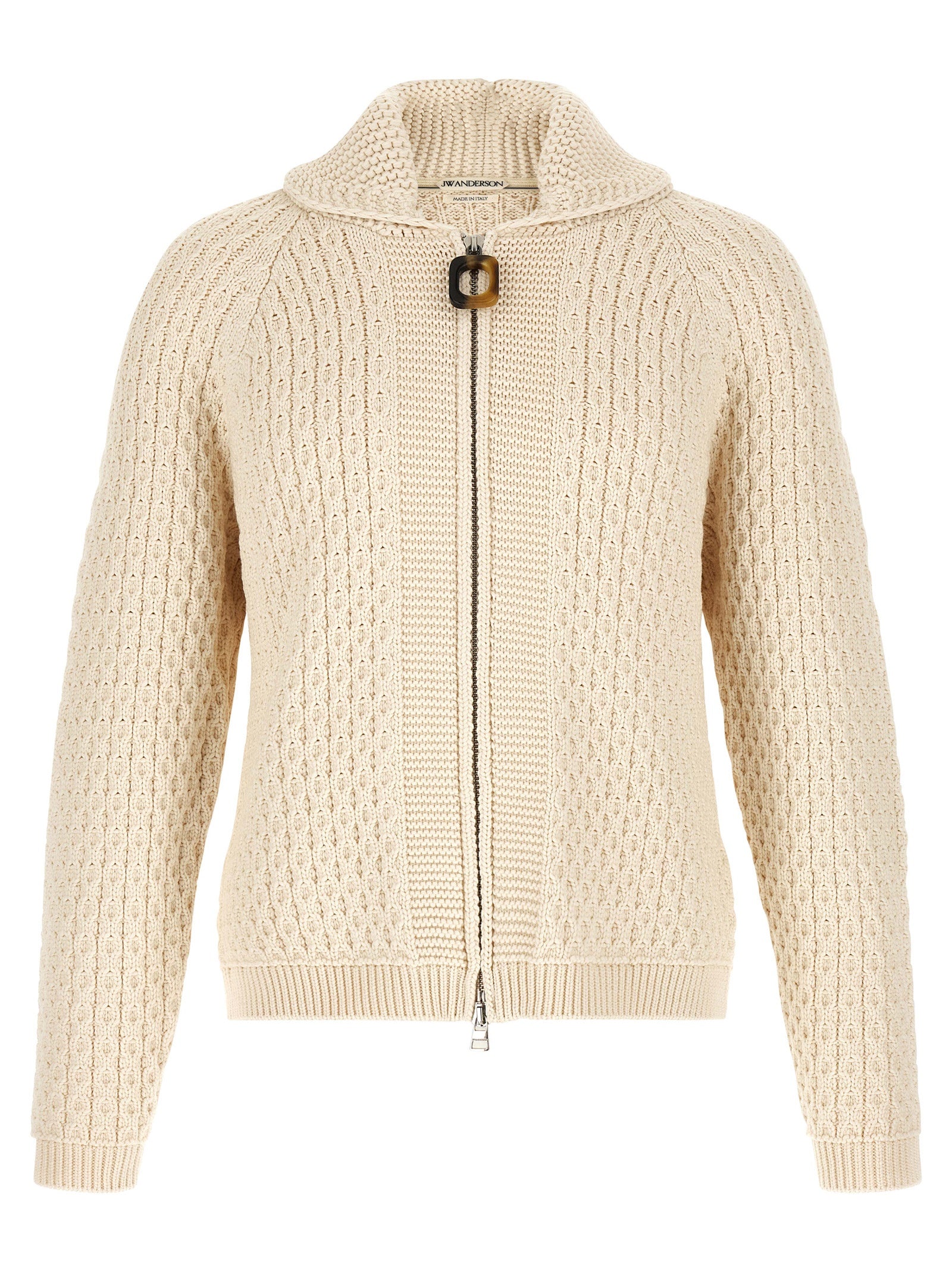 White Cotton Cardigan