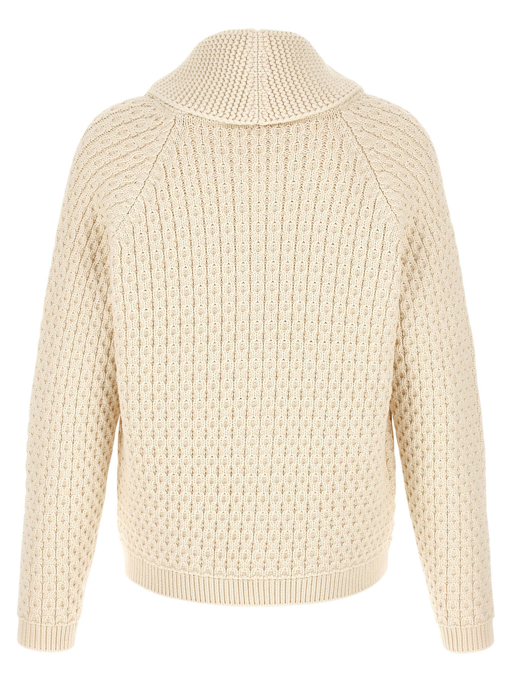 White Cotton Cardigan