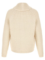 White Cotton Cardigan