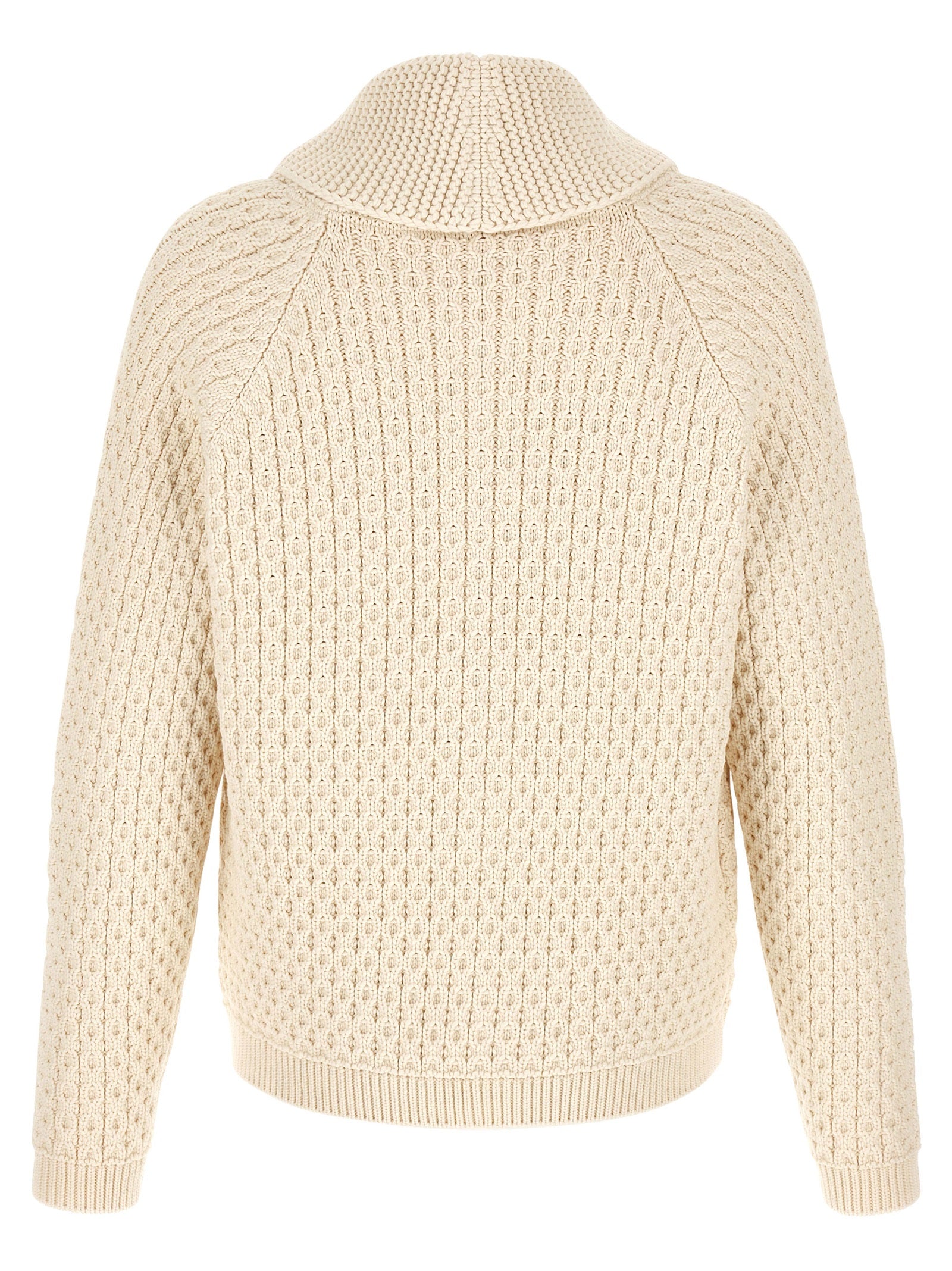 White Cotton Cardigan