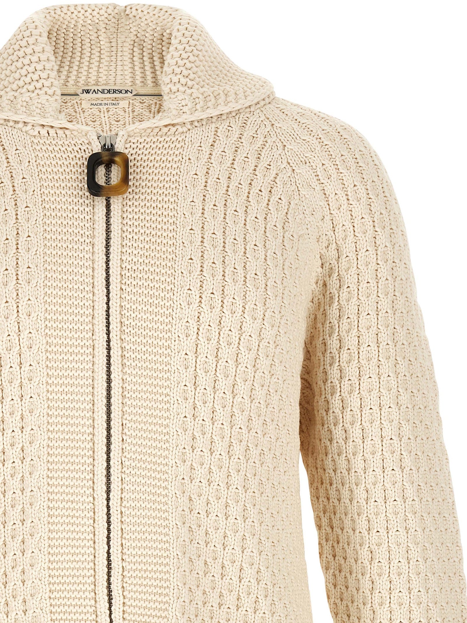 White Cotton Cardigan