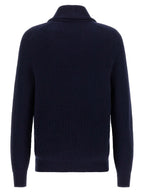 Blue Cotton Cardigan