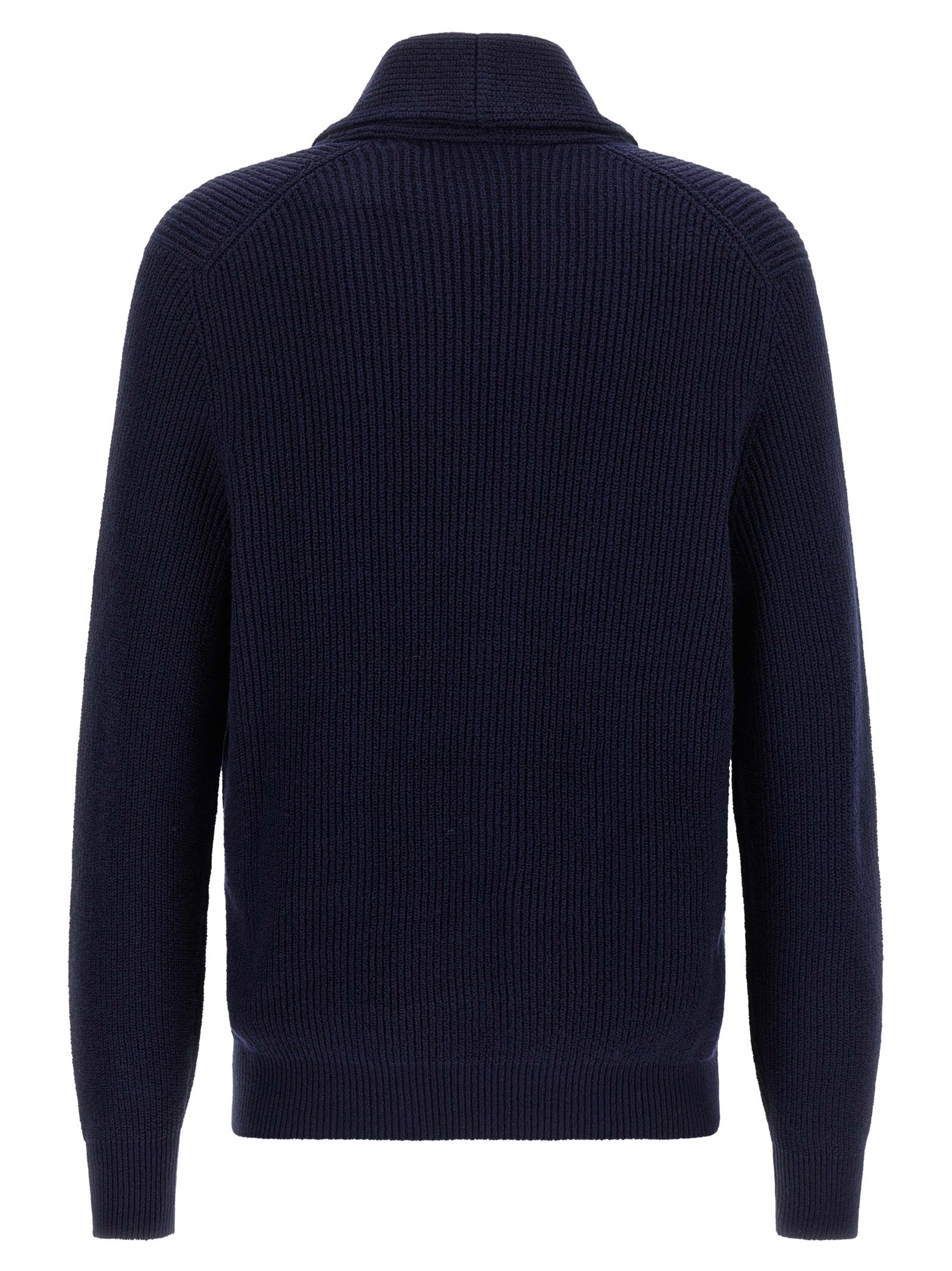 Blue Cotton Cardigan