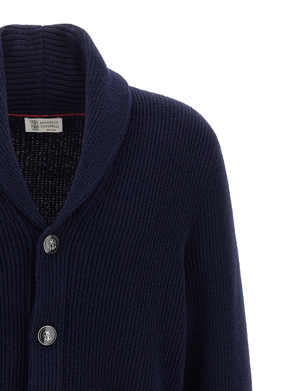 Blue Cotton Cardigan