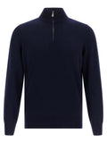 Blue Cashmere Cardigan