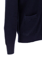 Blue Cotton Cardigan