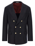 Blue Virgin Wool Blazer