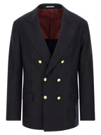 Blue Virgin Wool Blazer