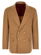 Beige Camel Hair  Blazer