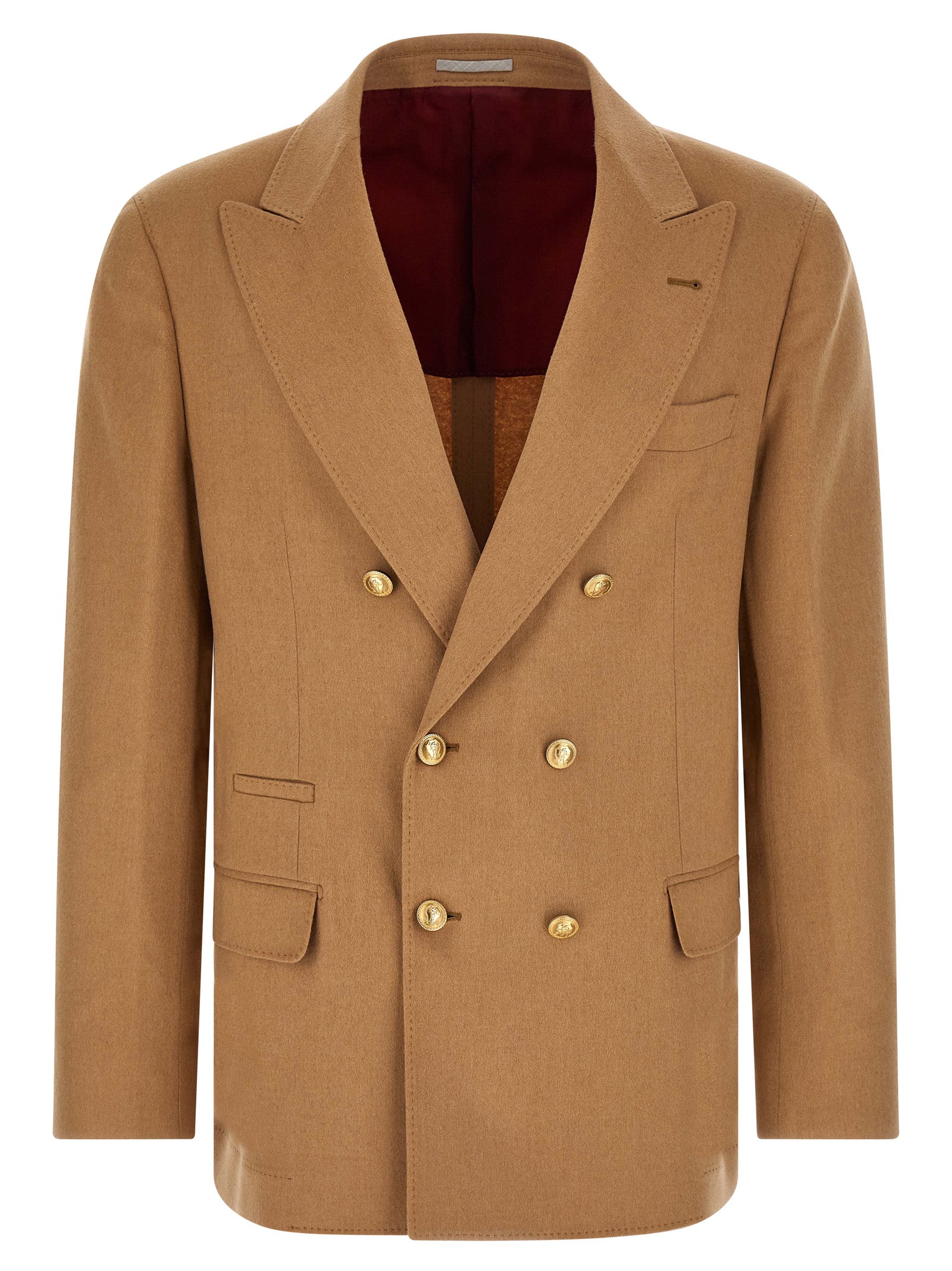 Beige Camel Hair  Blazer