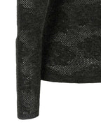 Gray Silk Cardigan