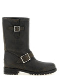 Black Leather Ankle Boots