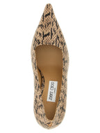 Brown Leather High Heel Pumps