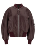 Bordeaux Lamb Leather Leather Jacket
