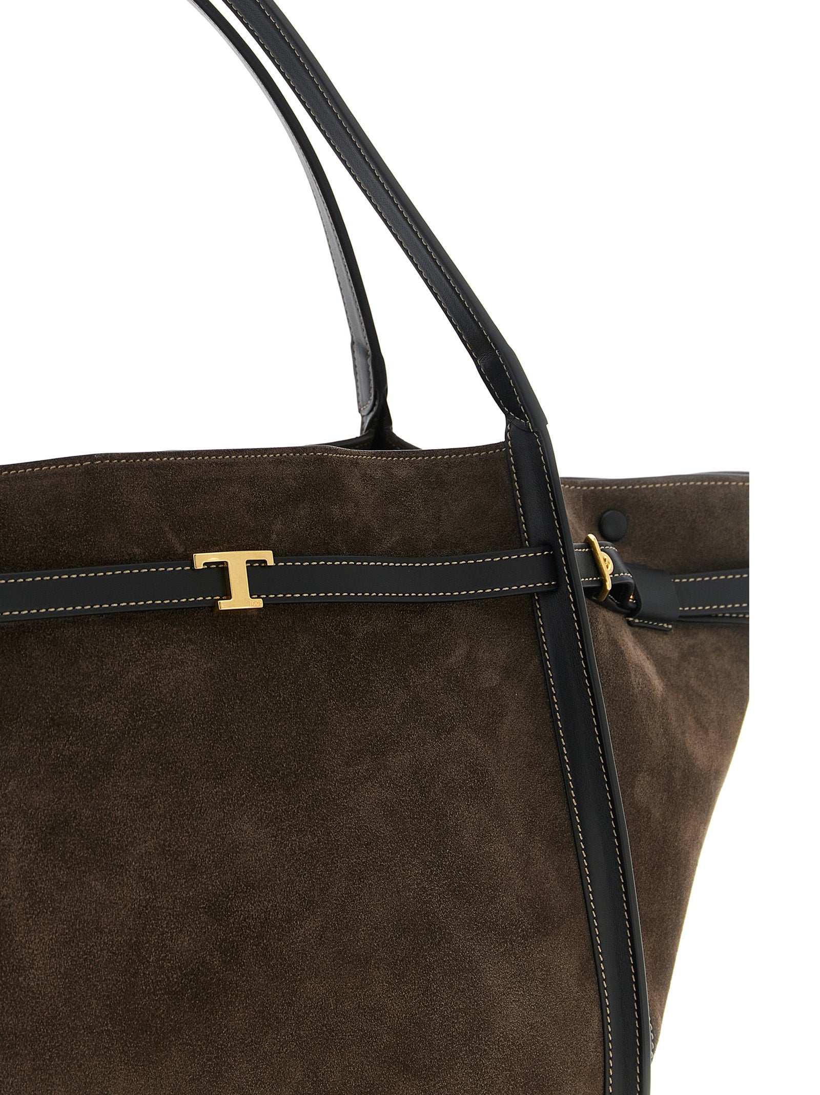 Brown Calfskin Tote Bag