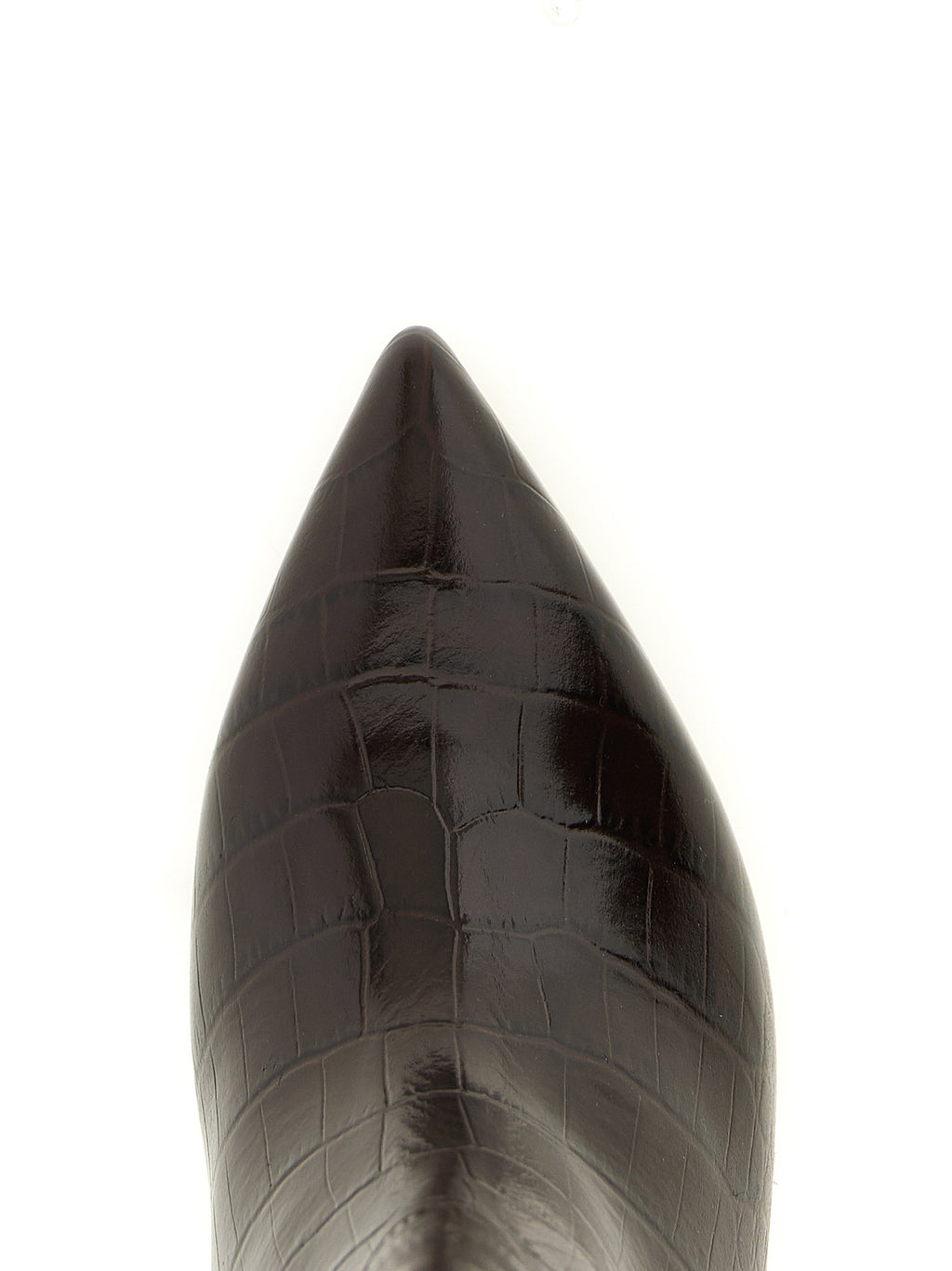Brown Calfskin Over The Knee