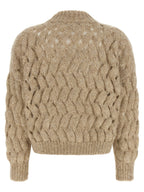 Beige Wool Cardigan