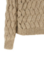 Beige Wool Cardigan