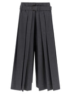 Gray Virgin Wool Bermuda Shorts
