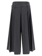 Gray Virgin Wool Bermuda Shorts