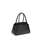 Black Calf Leather Bos Taurus Handbag