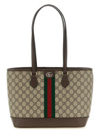 Brown Polyethylene Tote Bag