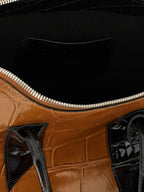 Brown Calf Leather Bos Taurus Handbag