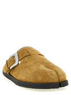 Brown Calfskin Mules