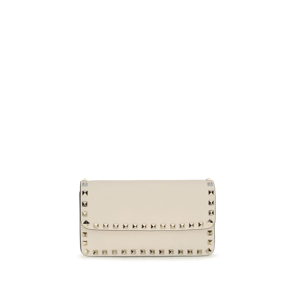 Beige Calf Leather Bos Taurus Wallet