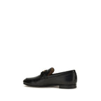 Black Calf Leather Bos Taurus Slip-On Loafers