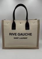 SAINT LAURENT Rive Gauche Medium Tote Bag
