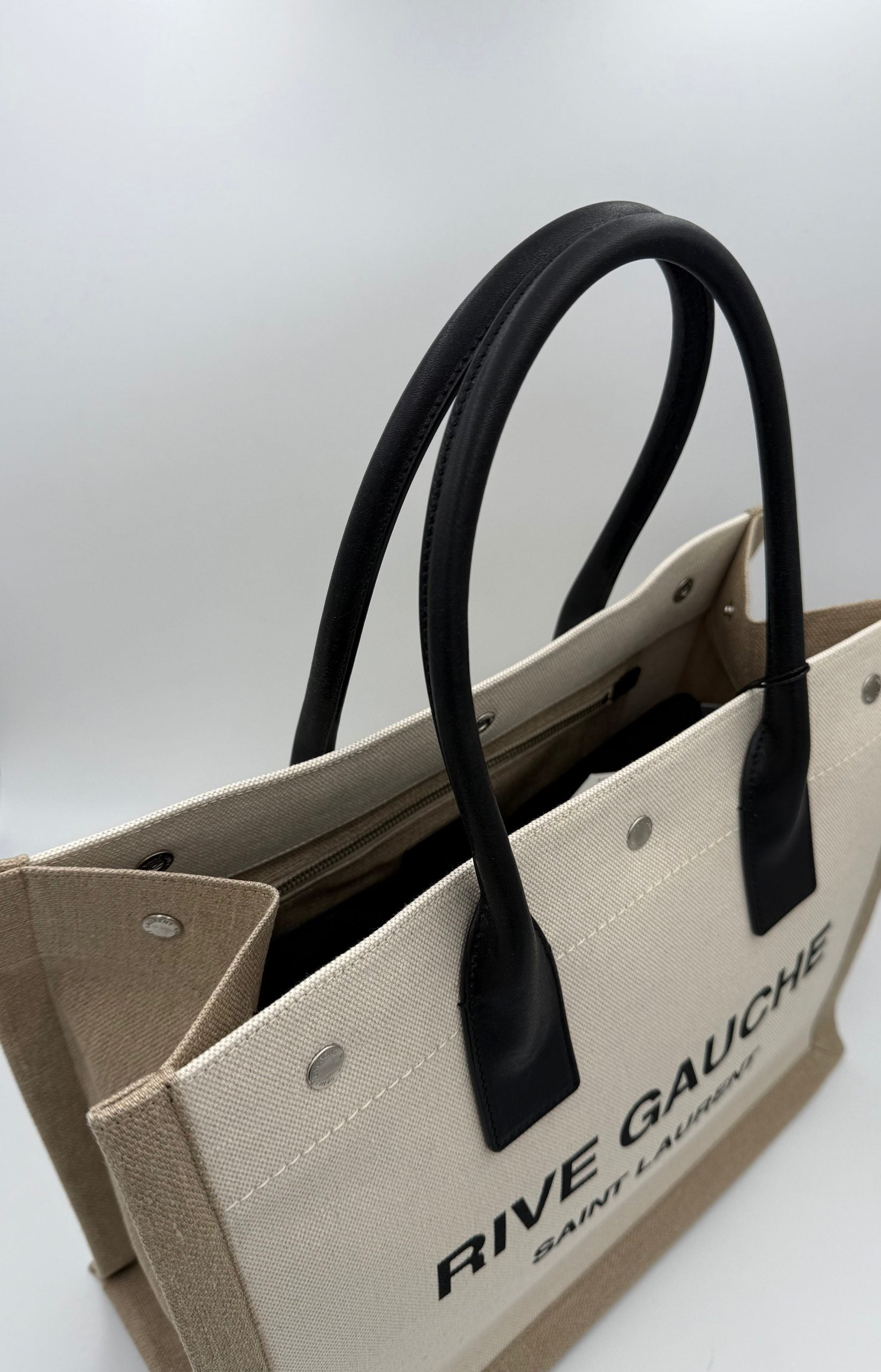SAINT LAURENT Rive Gauche Medium Tote Bag