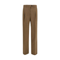Brown Wool Oves Aries Dress Pants