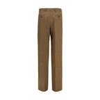 Brown Wool Oves Aries Dress Pants
