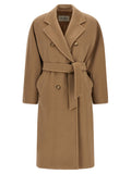 Beige Virgin Wool Coat