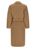 Beige Virgin Wool Coat