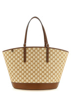 Brown Cotton Handbag