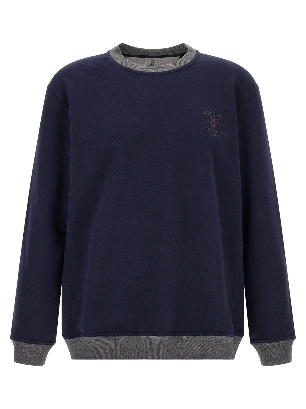 Blue Cotton Sweatshirt