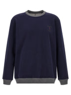 Blue Cotton Sweatshirt