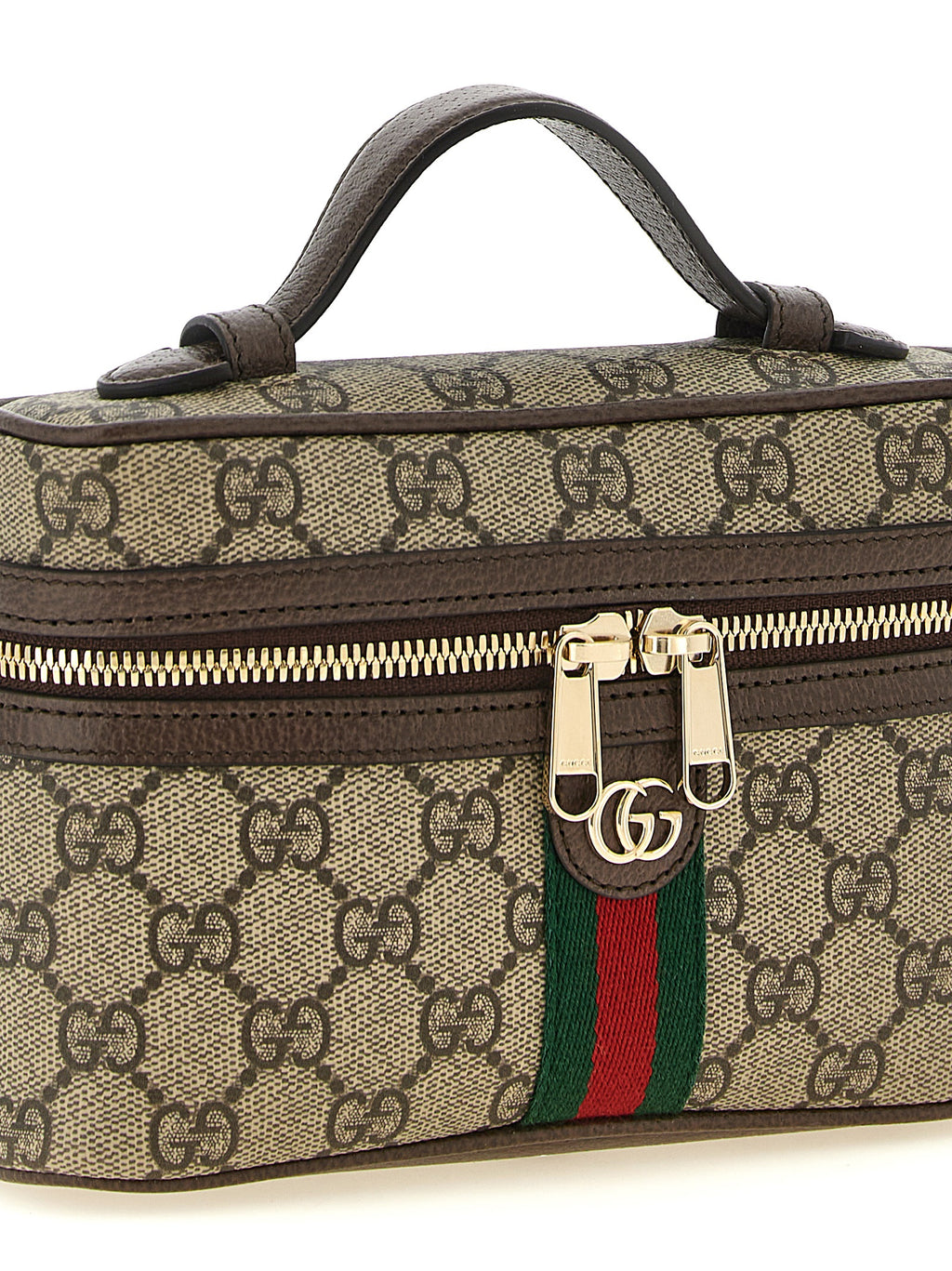 Beige Polyethylene Shoulder Bag