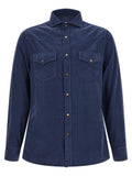 Blue Cotton Blouse